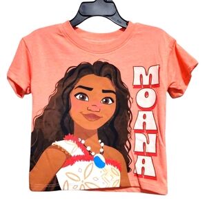 Disney Moana 2 Girls Graphic T-Shirt NWT